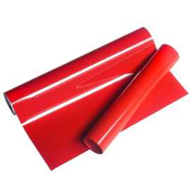 PVC Vinyl Lamination Red Paper For Laptops/Mobiles & Cars - 6 x 6 Square