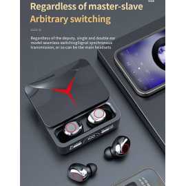 M90 Pro TWS Bluetooth Wireless Earbuds - Black