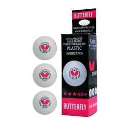 Butterfly 3-Star Ball R40+ Pack of 3