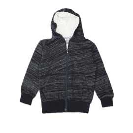 Bear River Jersey Fabric Kids Hood - Black