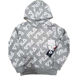 Fila Jersey Fabric Kids Hood - Grey