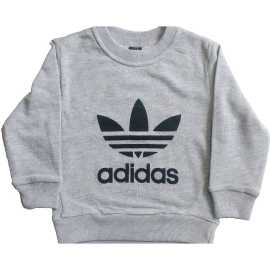 Adidas Jersey Fabric Sweatshirt - Grey