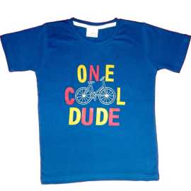 T-Shirt Cotton Fabric Round Neck - Dark Feroozi