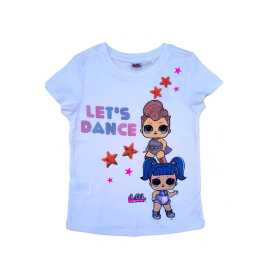 Magic Sequins Graphic T-Shirt For Girls - White