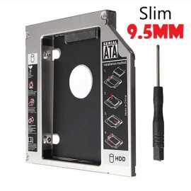 Second HDD Case Hard Disk Drive Slim Caddy 9.5MM