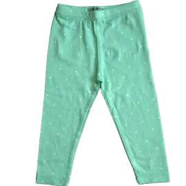 H&M Tights Jersey Fabric For Girls - Light Green