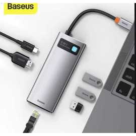 Baseus 6-In-1 Metal Gleam Series Multifunctional Type-C Hub Docking Station