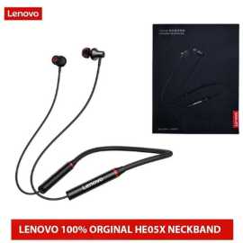Lenovo He05X Wireless Bluetooth Neckband - Black