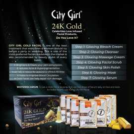 City Girl Gold Facial 7 Steps Sachet Kit