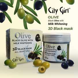 City Girl Olive Peel Off Mask Jar