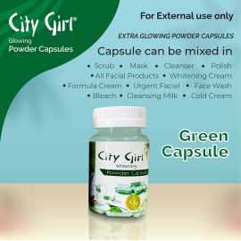 City Girl Whitening Capsule Jar (Green)