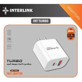 Interlink Turbo Type-C Wireless Fast Mobile Charger - White