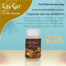 City Girl Whitening Capsule Jar (Gold)