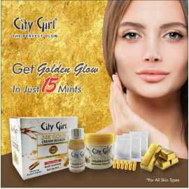 City Girl Gold Bleach Jar
