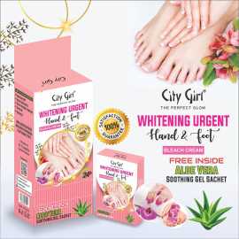 City Girl Hand & Foot Bleach Sachet 12 PCS Master
