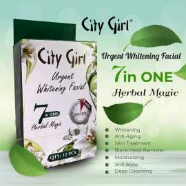 7 In 1 Urgent Whitening Facial Sachet 12 Pcs Master