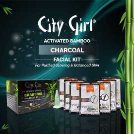 Charcoal Facial 7 Steps Sachet Kit