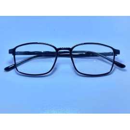 T.R Frame Unbreakable Plastic Korean Eye Wear Glasses - Black