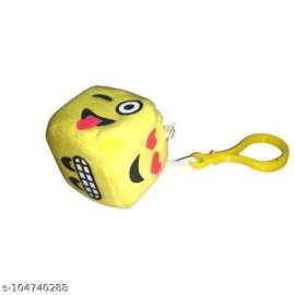 Soft Cotton Emoji Keychain For Girl's And Boy's