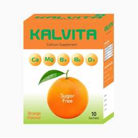 KALVITA Calcium Supplements Supports Skeletal Growth - Pack of 10 Sachet