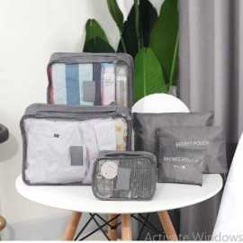 6 PCS Clothing Storage Packing Organizer Travel Bags Set