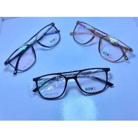 Square Shape Plastic Bome Frame Glasses For Kids