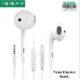 Oppo Deep Bass 3.5mm Jack In Ear Handsfree - White