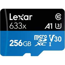 Lexar 256GB 633X High Performance Micro Memory SB Card