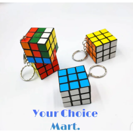Rubic Cube Keychain For Girl's & Boy's - 1 Piece