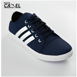 Black Came Blue & White Sneakers For Men