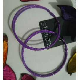 Imported Italian Brand Stellaz New Trendy Earrings Light Blue Color