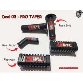 Pack  3 of Pro Taper Race Grip/footrest & gear pedal sock for CD70 Bike