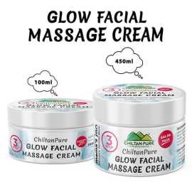 Glow Facial Massage Cream - Rejuvenates Skin & Relieves Stress