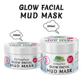 Glow Facial Mud Mask - Refine Pores & Soothes Skin
