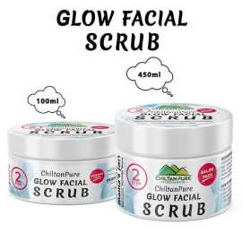 Glow Facial Scrub - Unclog Pores & Exfoliates Dead Skin Cells