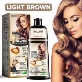 Bolan Clinic Light  Brown Instant Hair Color Shampoo + Conditioner