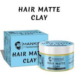 Mankind Matte Clay - Matte Finish & Ideal For Desired Hair Styling