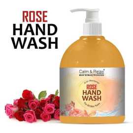 Rose Liquid Hand Soap - Gently Removes Dirt