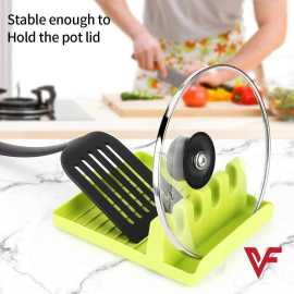 Kitchen Spoon Holders Fork Spatula Rack Shelf Tong Hooks