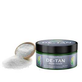 De Tan Mud Mask - Exfoliates Dead Skin Cells & Minimizes Pores - 150G