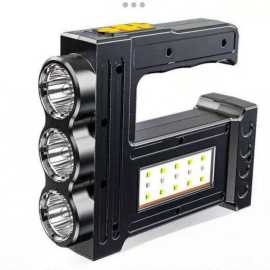 3LED High Power Searchlight USB Emergency Lamp