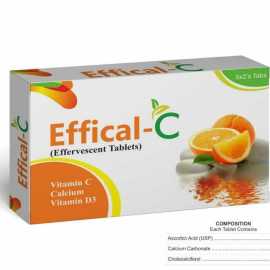 Efficial-C Effervescent Tablets for bone health & Glowing Skin