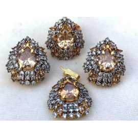 Precious Gold Plated Hand Made Elegant combo Set