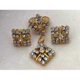 Stylish Gold Plated Hand Made Elegant COMBO Set
