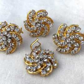 Real Gold Plated Hand Made Elegant COMBO Set For Women