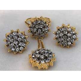 Real Gold Plated Hand Made Elegant COMBO Set