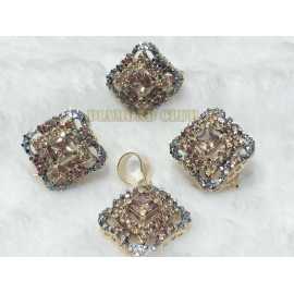 Gorgeous  Real Gold Plated Hand Made Elegant COMBO Set