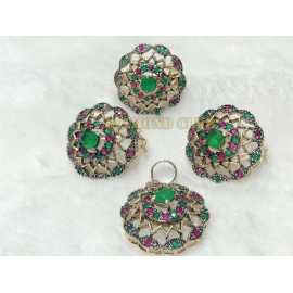 Stylish Real Gold Plated Hand Made Elegant COMBO Set For Women