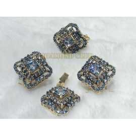 Real Gold Plated Hand Made Elegant COMBO Set For Woman