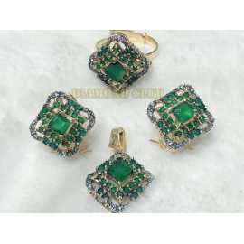 Real Gold Plated Hand Made Elegant COMBO Beautiful Set For Woman